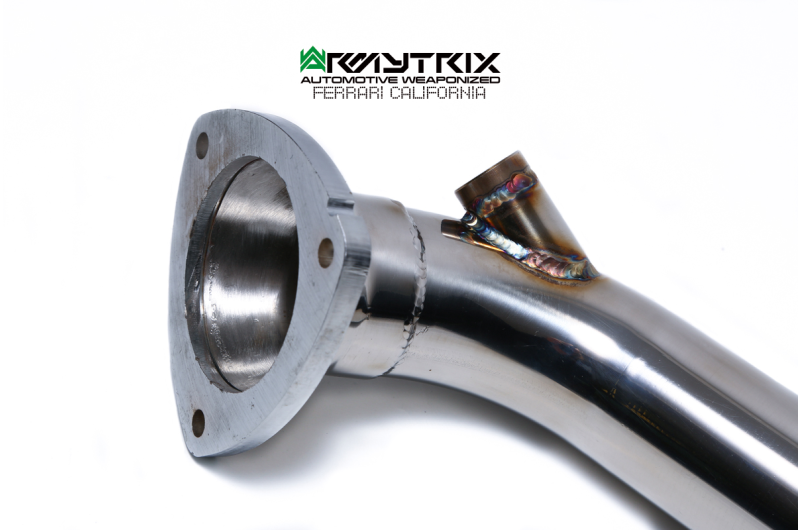 Tuyau d'échappement haute performance Armytrix en acier inoxydable avec revêtement céramique et simulateur de catalyseur pour Ferrari F12 (2012-2017)