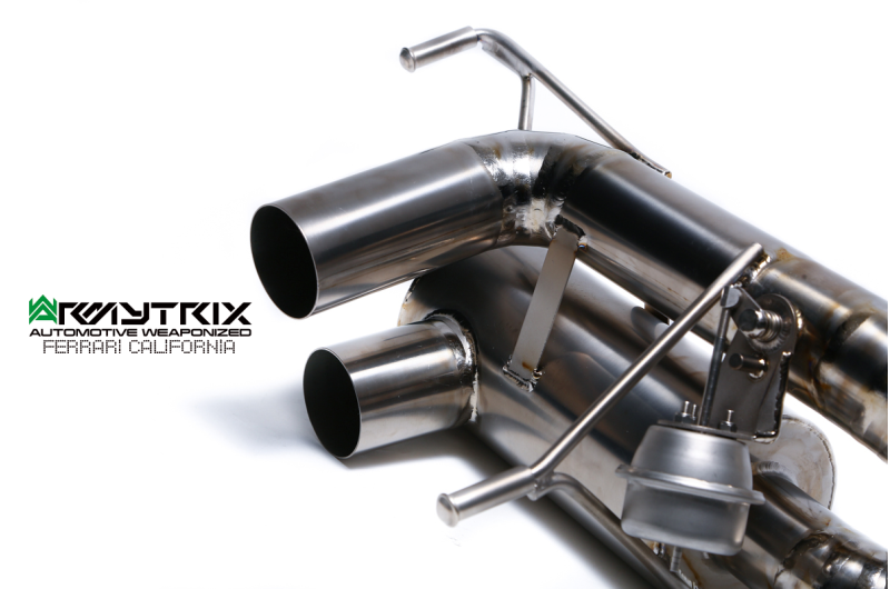 Tuyau d'échappement haute performance Armytrix en acier inoxydable avec revêtement céramique et simulateur de catalyseur pour Ferrari F12 (2012-2017)