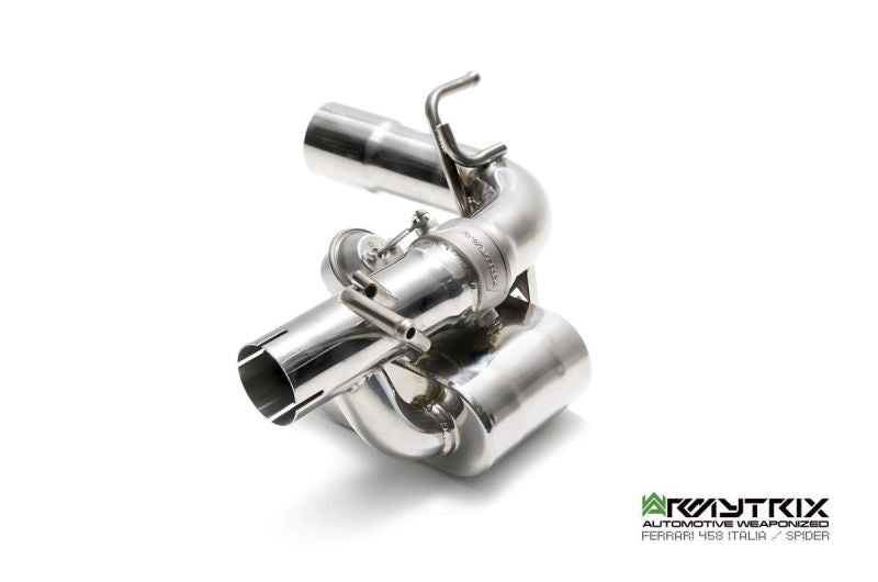 Ferrari F458 (2010-2015) valvetronic exhaust system - Armytrix Exhausts