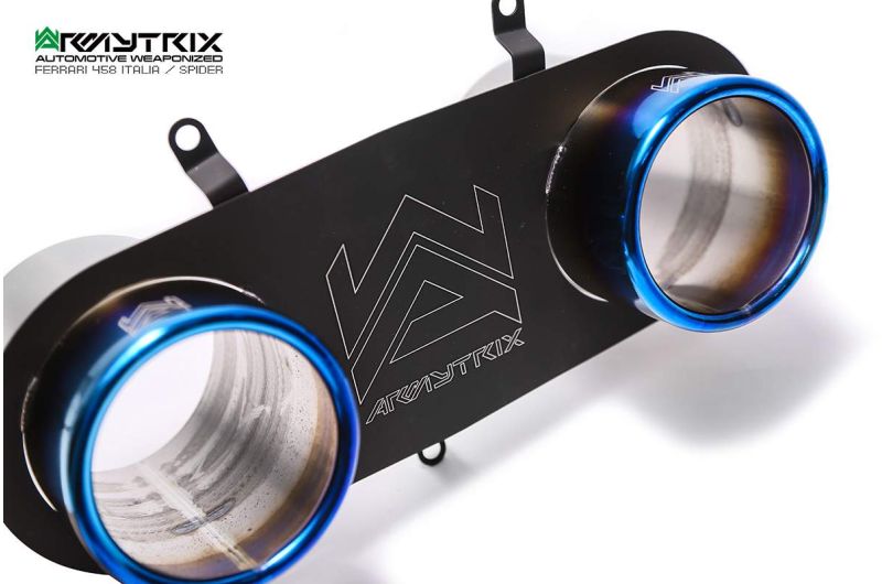 Ferrari F458 (2010-2015) valvetronic exhaust system - Armytrix Exhausts