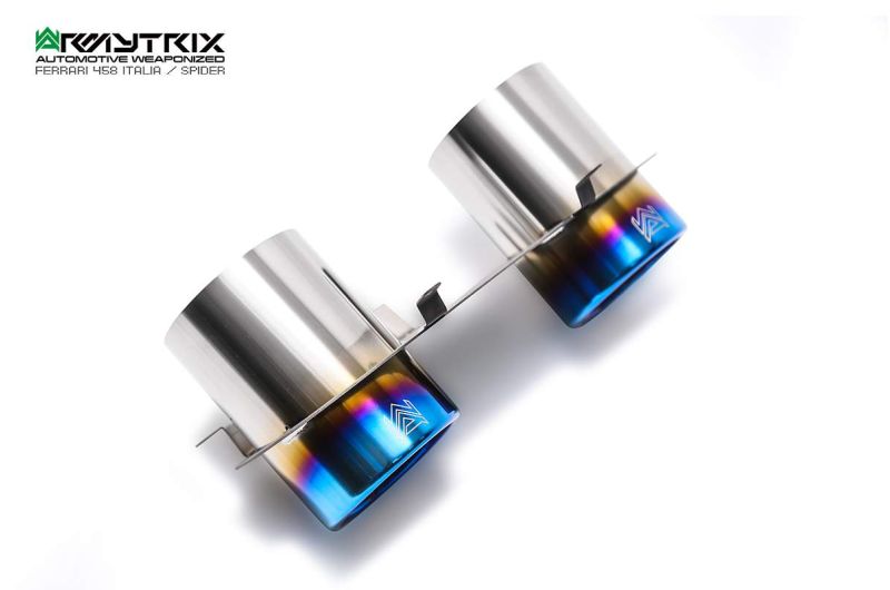 Ferrari F458 (2010-2015) valvetronic exhaust system - Armytrix Exhausts