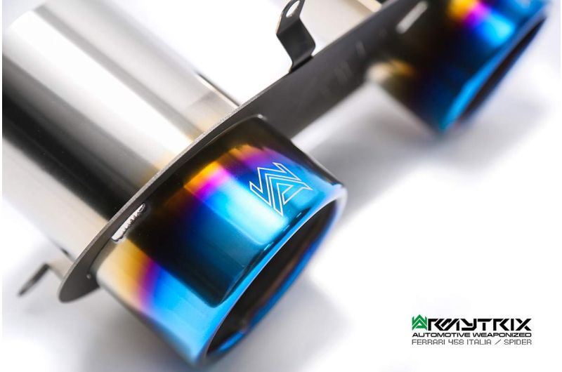 Ferrari F458 (2010-2015) valvetronic exhaust system - Armytrix Exhausts