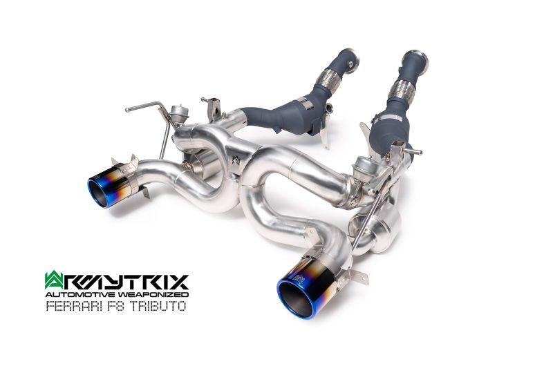 Ferrari F8 Tributo (2019-Present) valvetronic exhaust system - Armytrix Exhausts