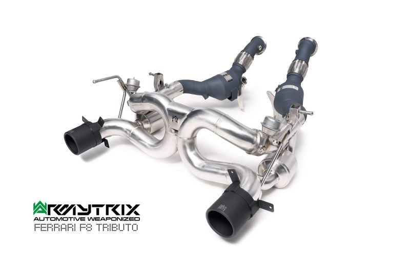Ferrari F8 Tributo (2019-Present) valvetronic exhaust system - Armytrix Exhausts