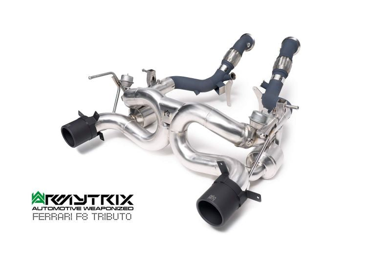 Ferrari F8 Tributo (2019-Present) valvetronic exhaust system - Armytrix Exhausts