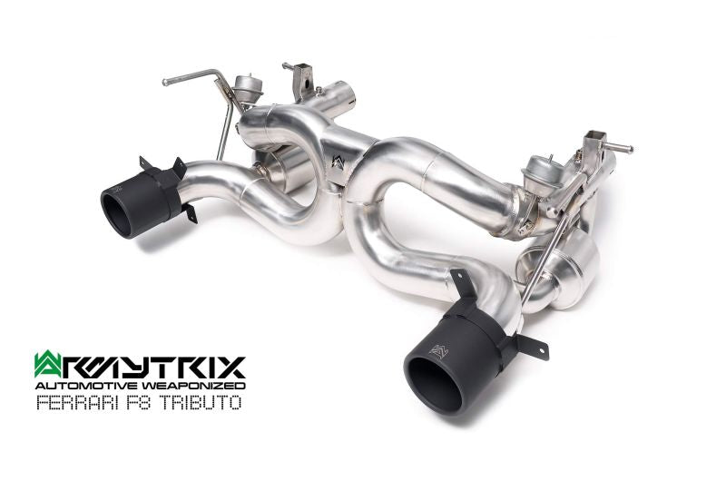 Ferrari F8 Tributo (2019-Present) valvetronic exhaust system - Armytrix Exhausts