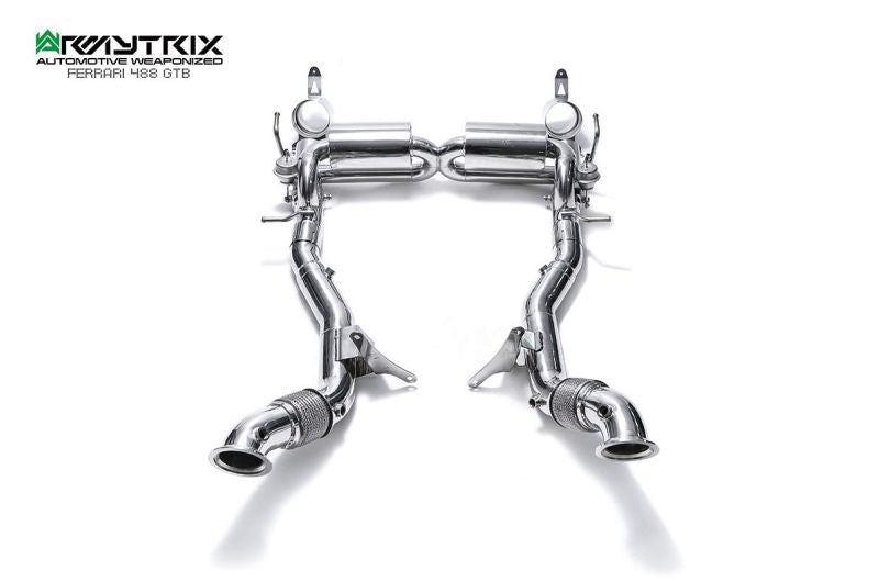 Ferrari 488 GTB / Spider (2015-2020) valvetronic exhaust system - Armytrix Exhausts