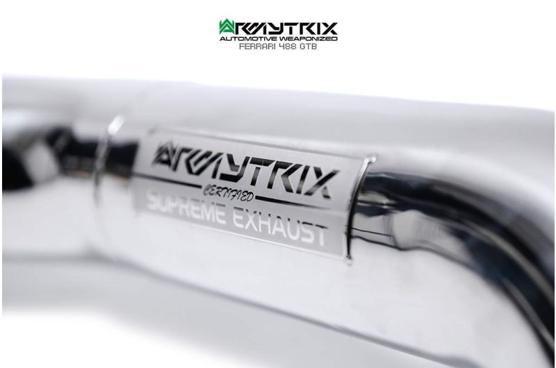 Ferrari 488 GTB / Spider (2015-2020) valvetronic exhaust system - Armytrix Exhausts