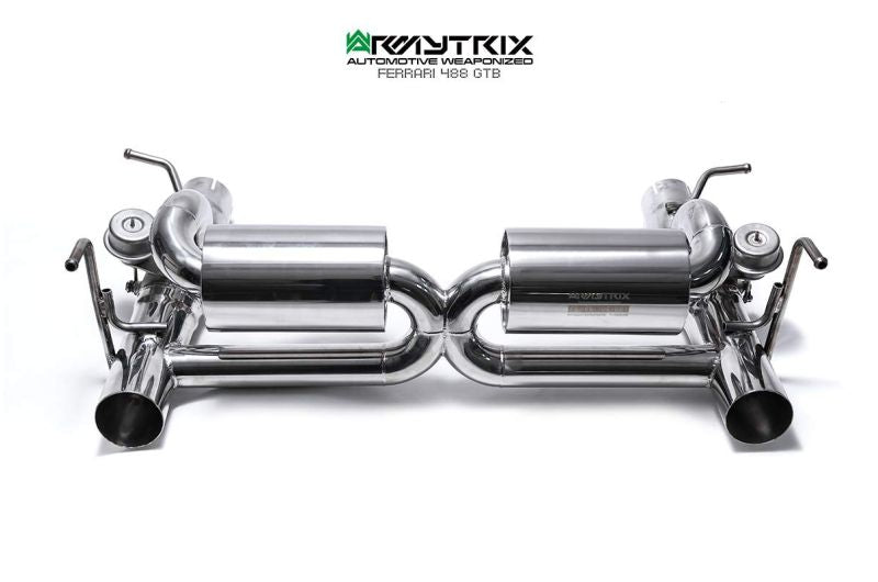 Ferrari 488 GTB / Spider (2015-2020) valvetronic exhaust system - Armytrix Exhausts