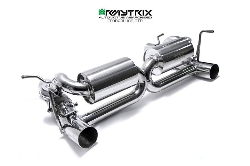 Ferrari 488 GTB / Spider (2015-2020) valvetronic exhaust system - Armytrix Exhausts