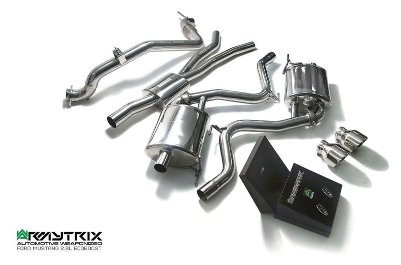 Tuyau d'échappement haute performance Armytrix en acier inoxydable avec revêtement céramique et simulateur de catalyseur pour Ferrari F12 (2012-2017)