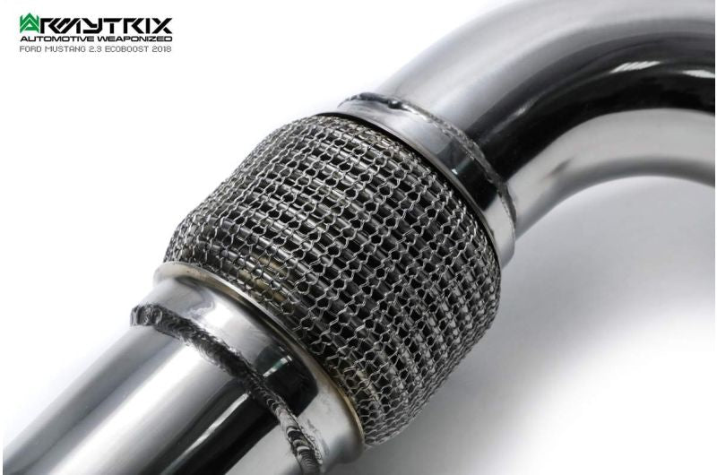 Tuyau d'échappement haute performance Armytrix en acier inoxydable avec revêtement céramique et simulateur de catalyseur pour Ferrari F12 (2012-2017)
