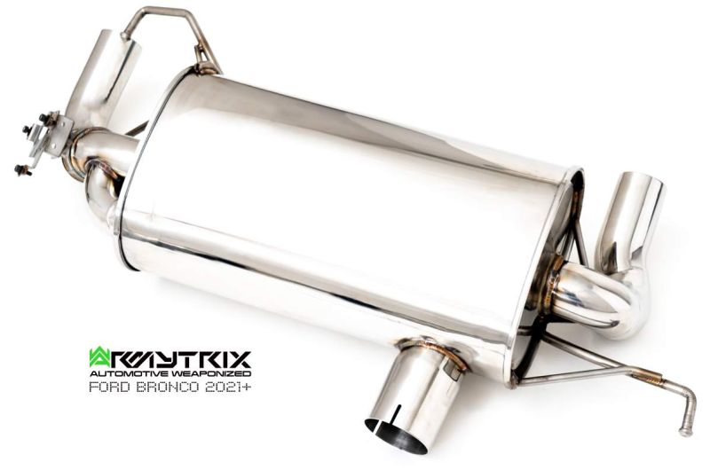 Tuyau d'échappement haute performance Armytrix sans catalyseur avec simulateur de catalyseur (compatible uniquement avec l'échappement Cat-back ARMYTRIX) pour Focus RS (MKIII) 2.3L Turbo (2016-2018)