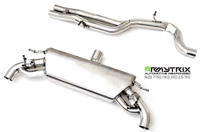 Système d'échappement Valvetronic Armytrix pour Audi TTRS 8S MK3 sans FAP (2017-présent)