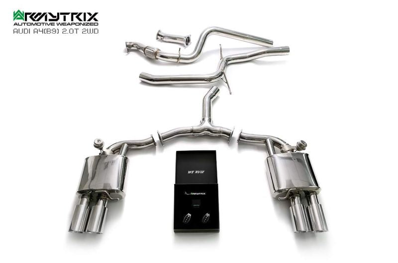 Audi A4 B9 2.0 TFSI Sedan/Avant (2WD) (2016-Present) - Valvetronic Exhaust System - Armytrix Exhausts
