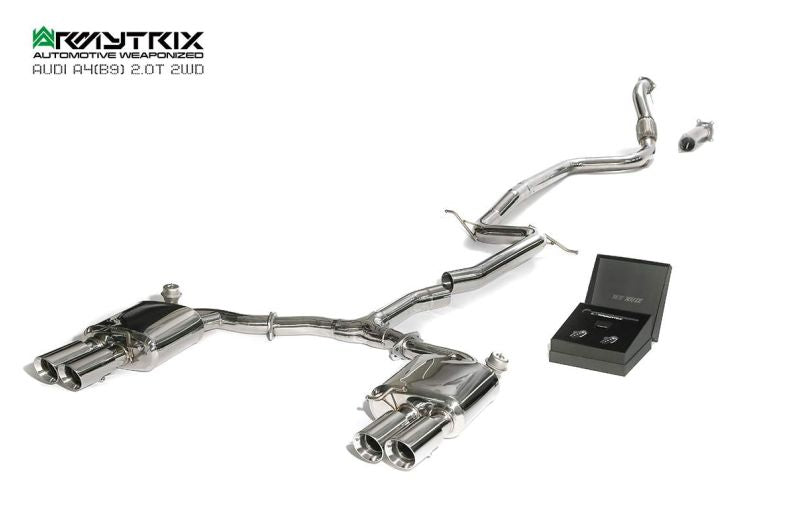 Audi A4 B9 2.0 TFSI Sedan/Avant (2WD) (2016-Present) - Valvetronic Exhaust System - Armytrix Exhausts