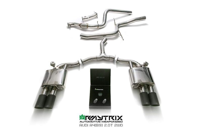 Audi A4 B9 2.0 TFSI Sedan/Avant (2WD) (2016-Present) - Valvetronic Exhaust System - Armytrix Exhausts