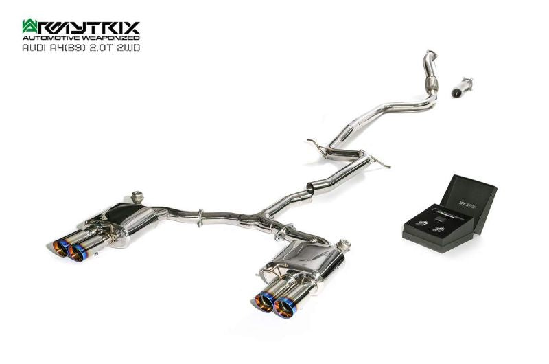 Audi A4 B9 2.0 TFSI Sedan/Avant (2WD) (2016-Present) - Valvetronic Exhaust System - Armytrix Exhausts