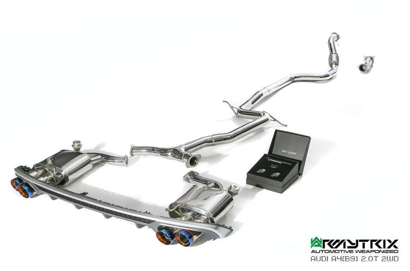 Audi A4 B9 2.0 TFSI Sedan/Avant (2WD) (2016-Present) - Valvetronic Exhaust System - Armytrix Exhausts