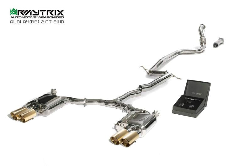 Audi A4 B9 2.0 TFSI Sedan/Avant (2WD) (2016-Present) - Valvetronic Exhaust System - Armytrix Exhausts