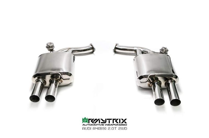 Audi A4 B9 2.0 TFSI Sedan/Avant (2WD) (2016-Present) - Valvetronic Exhaust System - Armytrix Exhausts