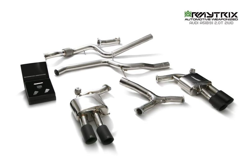 Audi A5 B9 2.0 TFSI Sportback 2WD (2016-present) - Valvetronic Exhaust System - Armytrix Exhausts