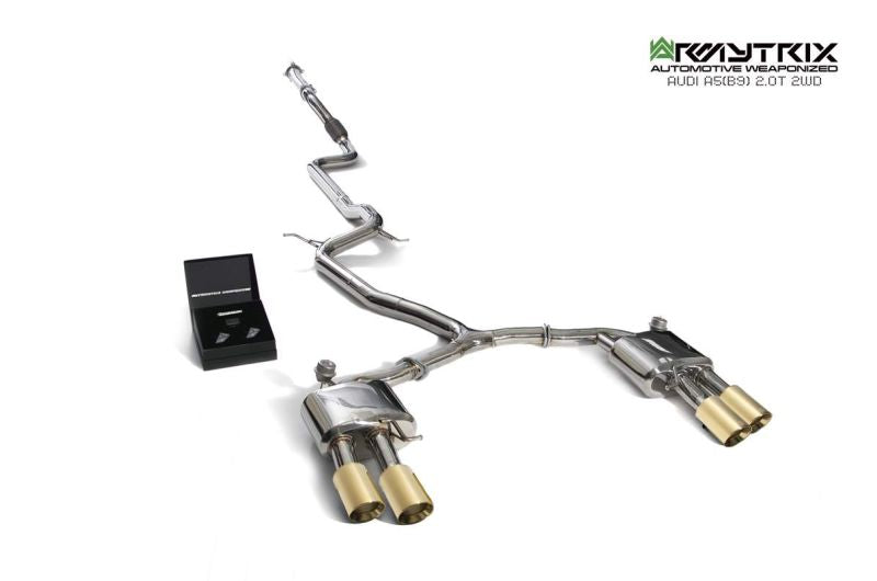 Audi A5 B9 2.0 TFSI Sportback 2WD (2016-present) - Valvetronic Exhaust System - Armytrix Exhausts