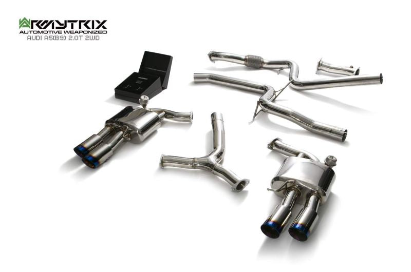 Système d'échappement Valvetronic Armytrix pour Audi A5 B9 2.0 TFSI Coupé 2WD (2016-présent)