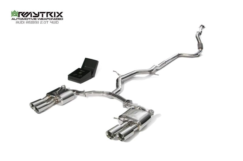 Système d'échappement Valvetronic Armytrix pour Audi A5 B9 2.0 TFSI Coupé Quattro (2016-présent)
