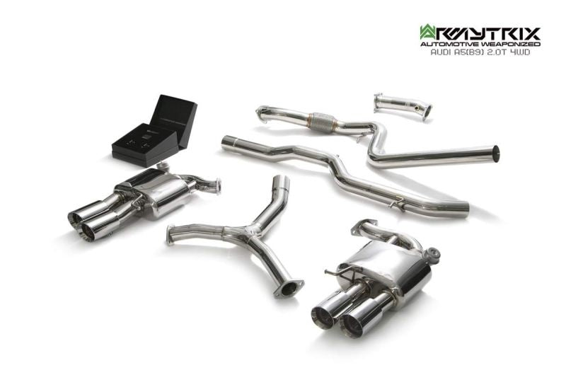 Système d'échappement Valvetronic Armytrix pour Audi A5 B9 2.0 TFSI Coupé Quattro (2016-présent)