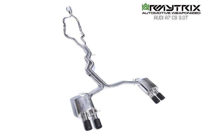 Système d'échappement Valvetronic Armytrix pour Audi A6 C8 55 TFSI (2018-présent)