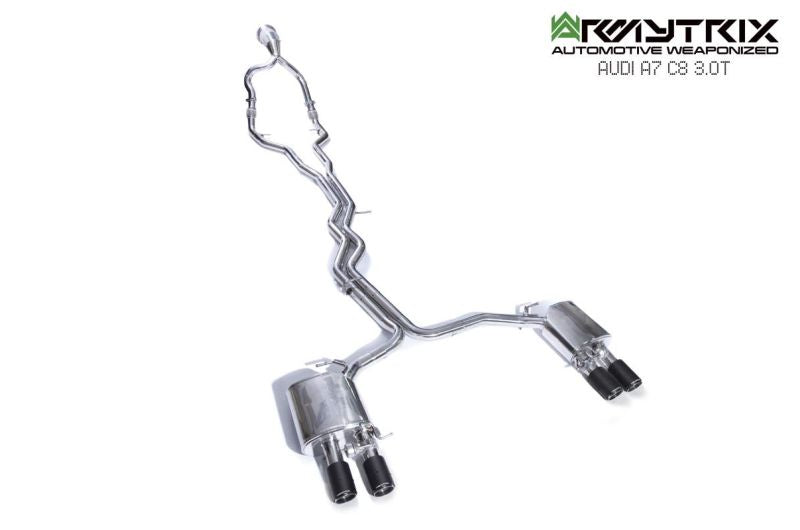 Système d'échappement Valvetronic Armytrix pour Audi A6 C8 55 TFSI (2018-présent)