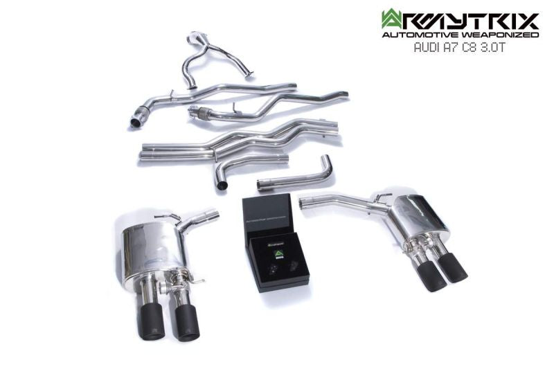 Système d'échappement Valvetronic Armytrix pour Audi A6 C8 55 TFSI (2018-présent)