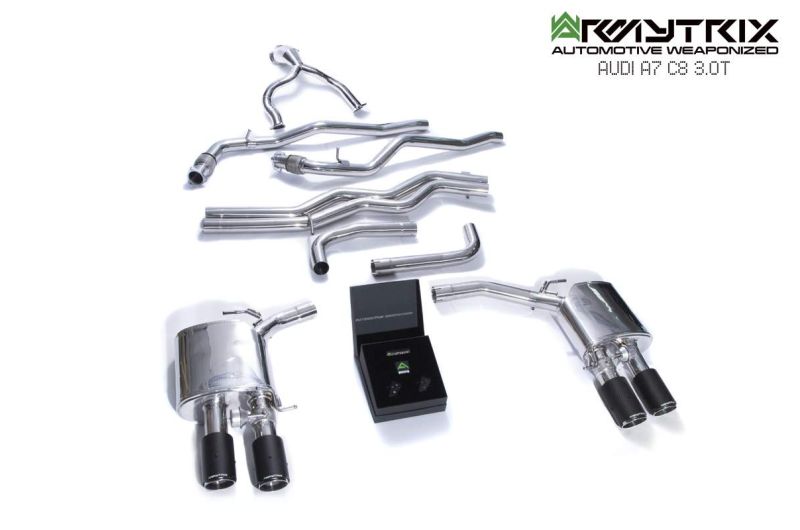 Système d'échappement Valvetronic Armytrix pour Audi A6 C8 55 TFSI (2018-présent)