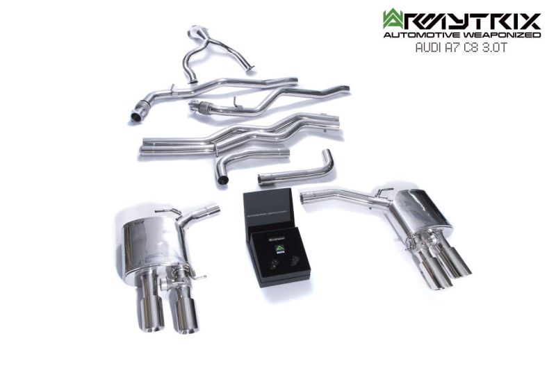 Système d'échappement Valvetronic Armytrix pour Audi A6 C8 55 TFSI (2018-présent)
