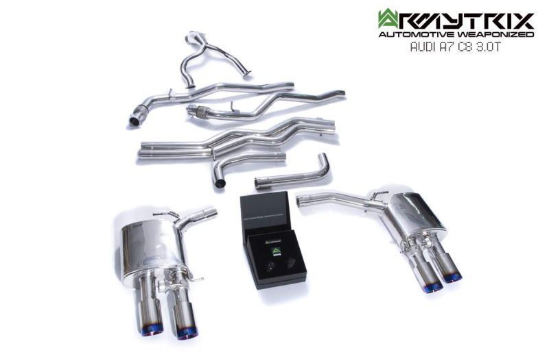 Système d'échappement Valvetronic Armytrix pour Audi A6 C8 55 TFSI (2018-présent)