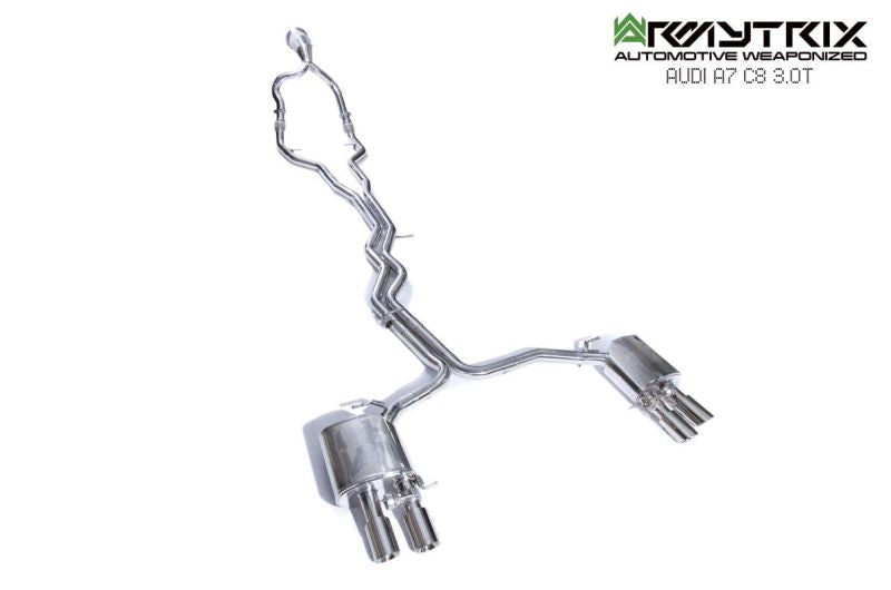 Système d'échappement Valvetronic Armytrix pour Audi A6 C8 55 TFSI (2018-présent)