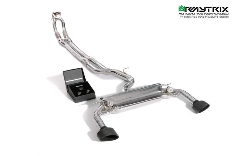 Audi RS3 8V Sedan Non-OPF (2017-2020) valved exhaust system - Armytrix Exhausts