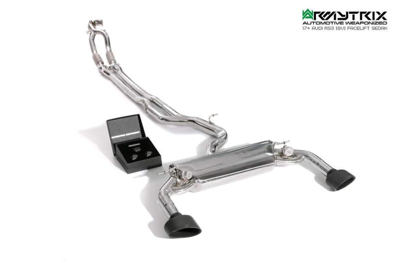 Audi RS3 8V Sedan Non-OPF (2017-2020) valvetronic exhaust system - Armytrix Exhausts