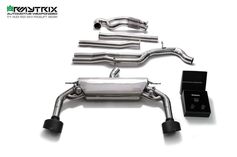 Audi RS3 8V Sedan Non-OPF (2017-2020) valvetronic exhaust system - Armytrix Exhausts
