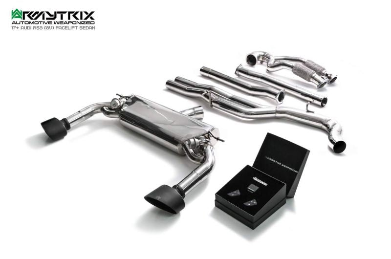 Audi RS3 8V Sedan Non-OPF (2017-2020) valvetronic exhaust system - Armytrix Exhausts