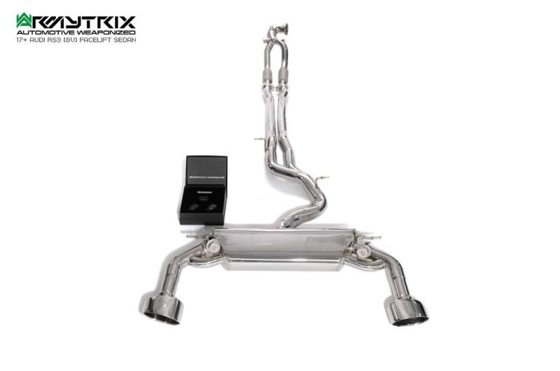 Audi RS3 8V Sedan Non-OPF (2017-2020) valvetronic exhaust system - Armytrix Exhausts