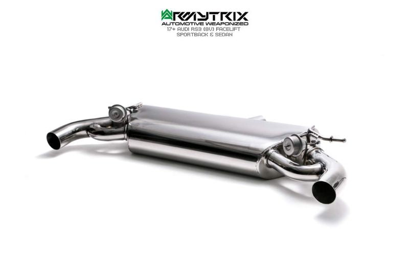 Audi RS3 8V Sedan Non-OPF (2017-2020) valvetronic exhaust system - Armytrix Exhausts