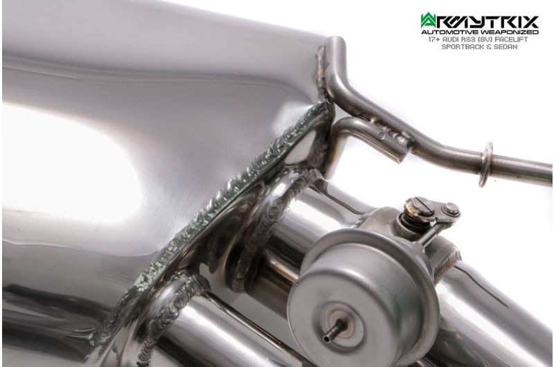 Audi RS3 8V Sedan Non-OPF (2017-2020) valvetronic exhaust system - Armytrix Exhausts