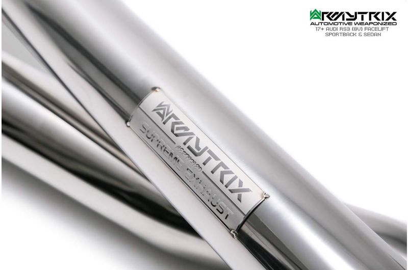 Audi RS3 8V Sedan Non-OPF (2017-2020) valvetronic exhaust system - Armytrix Exhausts