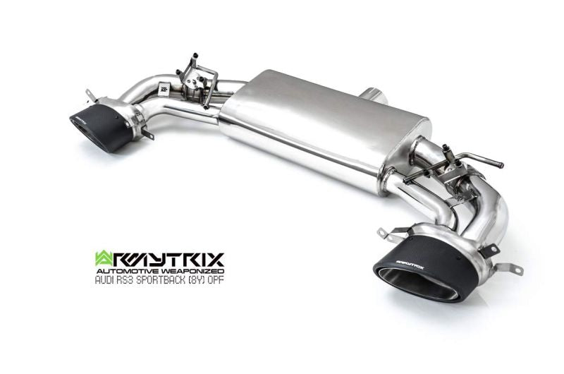 Audi RS3 8Y Sportback (2020-Present) - Mid-Pipe + Valvetronic Muffler - Armytrix Exhausts