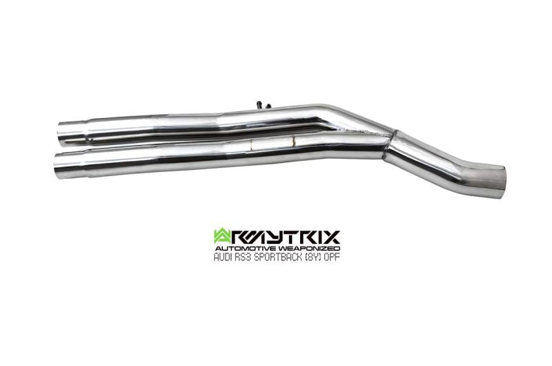 Audi RS3 8Y Sportback (2020-Present) - Mid-Pipe + Valvetronic Muffler - Armytrix Exhausts