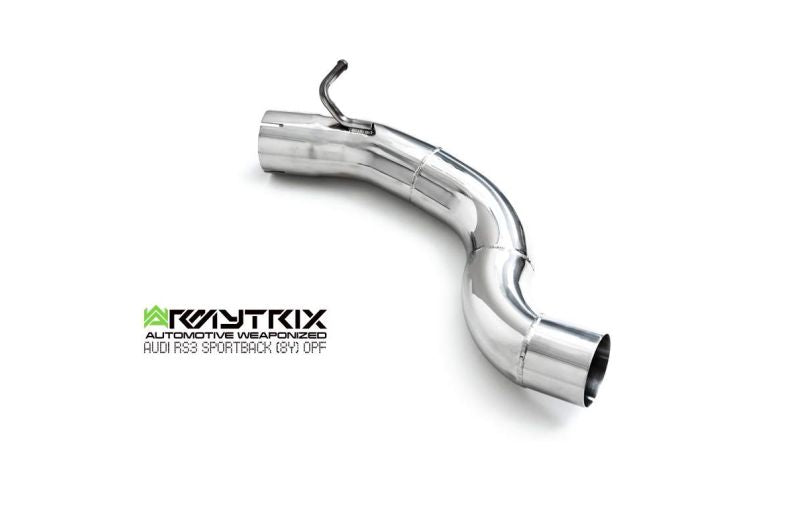 Audi RS3 8Y Sportback (2020-Present) - Mid-Pipe + Valvetronic Muffler - Armytrix Exhausts
