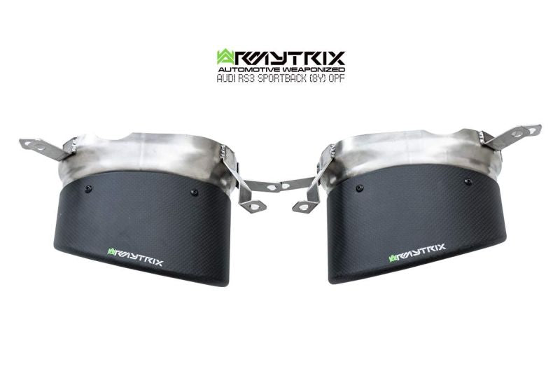 Audi RS3 8Y Sportback (2020-Present) - Mid-Pipe + Valvetronic Muffler - Armytrix Exhausts