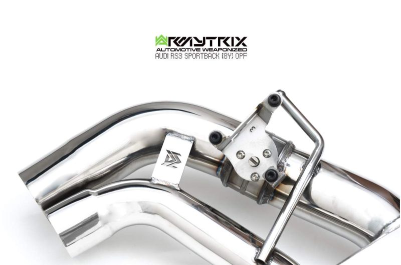 Audi RS3 8Y Sportback (2020-Present) - Mid-Pipe + Valvetronic Muffler - Armytrix Exhausts